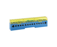 15WAY RAIL MNT TERM. BLOCK (BLUE)
