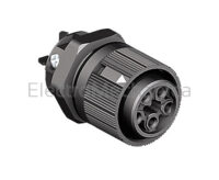 16A 5P PANEL FEMALE CONNECTOR