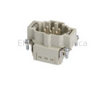 6P+E 16A MALE INSERT PUSH-IN TERM