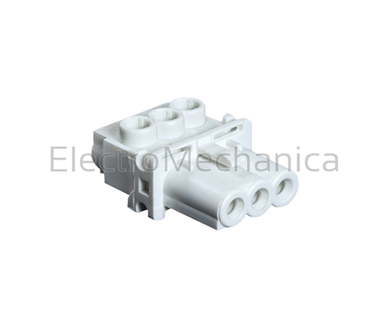 16A 3P FLUSH P/MOUNT FEMALE CONN.