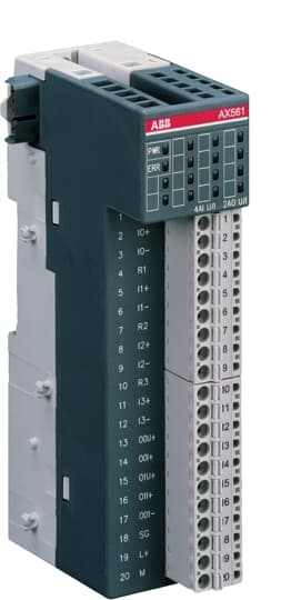 2CDG120067R0011 - BCM/S6.5.5.1 BAC Module, 4 Analogue Inputs and 2 Analogue Outputs | ABB