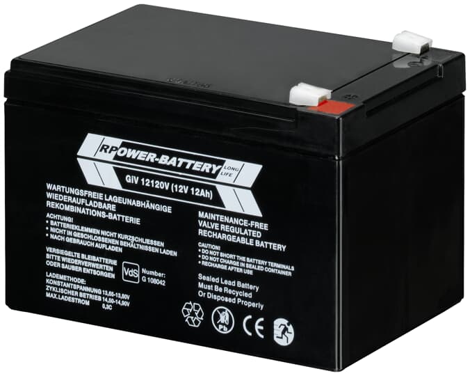 GHV9240001V0012 - SAK12 Sealed Lead Acid Battery, 12 V DC, 12 Ah | ABB