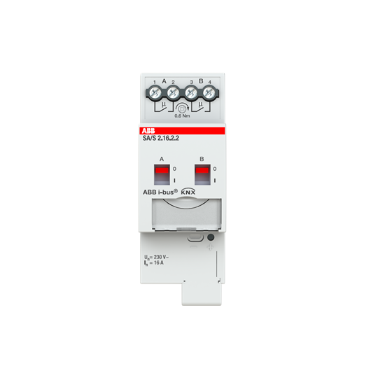 2CDG110261R0011 - SA/S2.16.2.2 Switch Actuator, 2-fold, 16 A, MDRC | ABB