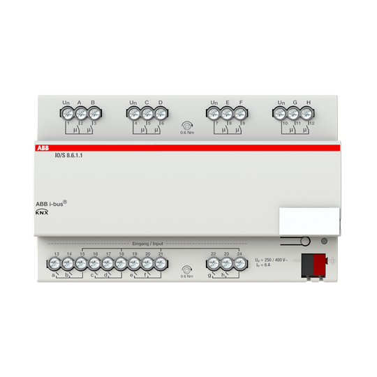 2CDG110169R0011 - IO/S8.6.1.1 I/O Actuator, 8-fold, MDRC | ABB