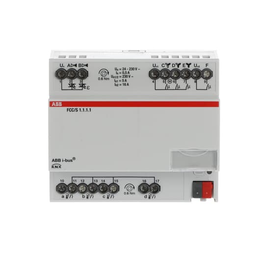 2CDG110210R0011 - FCC/S1.1.1.1 Fan Coil Controller, 2 x PWM, 3-stage, MDRC | ABB