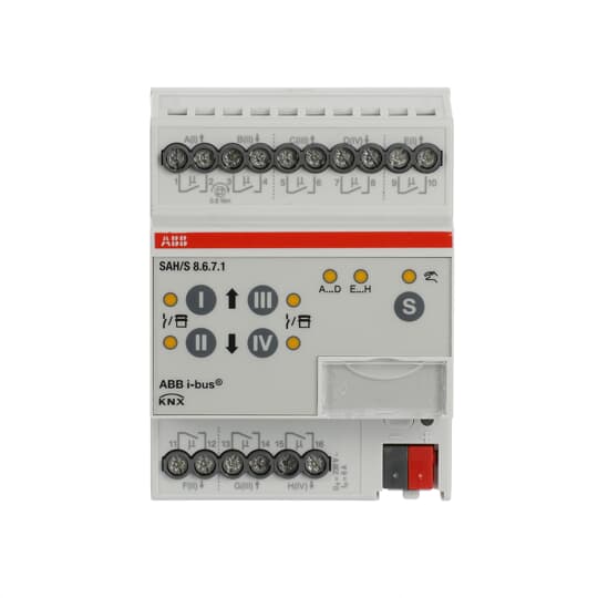 2CDG110244R0011 - SAH/S8.6.7.1 Switch/Shutter Actuator, 8-fold, 6 A, MDRC | ABB