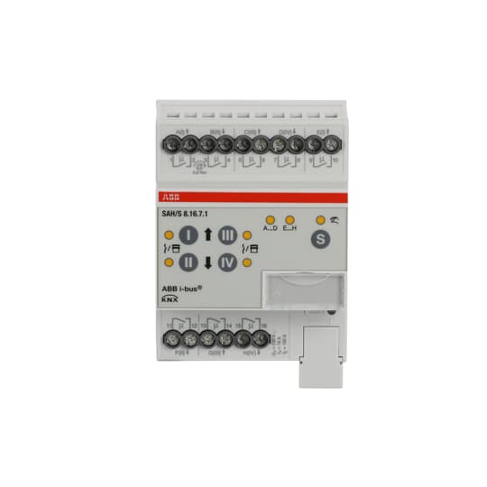 2CDG110250R0011 - SAH/S8.16.7.1 Switch/Shutter Actuator, 8-fold, 16 A, MDRC | ABB