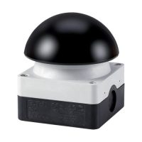 FAK Palm Switch 229749 – Mushroom Black, 1 NO + 1 NC, Emergency Switching Off, Surface Mounting
