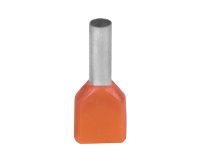 2x4mm2 ORG INS FERRULE (100)