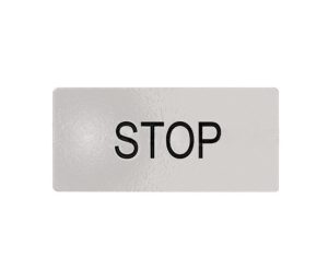 12mm ENGRAVED LABEL