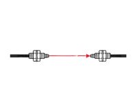 OPTICAL FIBRE M4 THRU BEAM