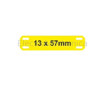 13x57mm TIE MNT TAG YEL (700/pk)