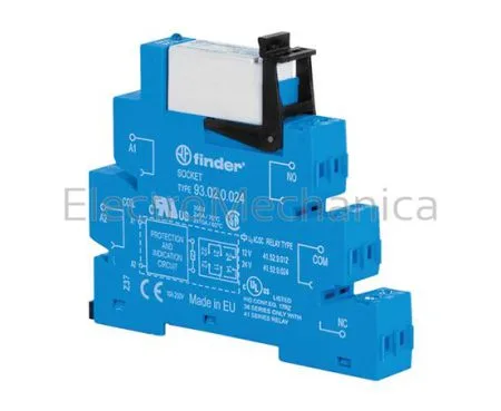 8a 2co 38ser Rel Inface 24vacdc Finder-3801-slimline-relay-interface