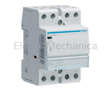 63A 4NO 12VAC/DC LOW NOISE CONT.